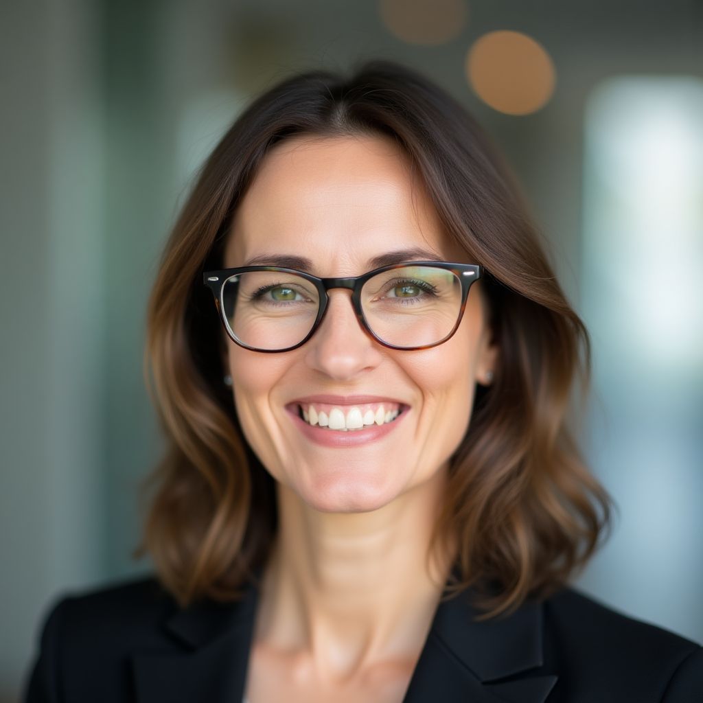 Retrato de Elena Vidal, Asesora Fiscal Principal